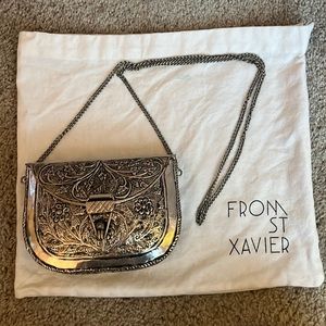 St. Xavier Silver Crossbody Purse